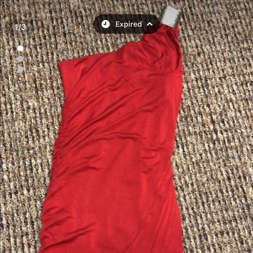 One strap body con dress